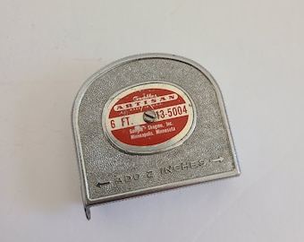 Vintage circa 1960's Gambles Artisan No.13-5004 6ft tape measure nice condition scarce example Gamble-Skogmo Inc