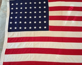 C1940s WWII Era 48 Star American Flag 32