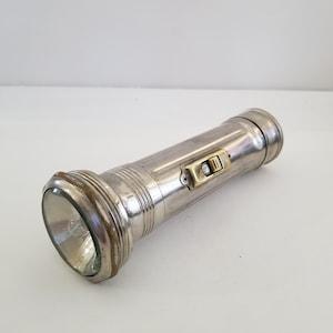 Vintage 1929 Sol-Ray Flashlight: Working Condition, Photography Prop