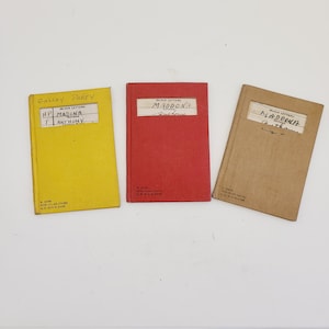 Vintage WWII ephemera from a Royal Canadian Navy Sailor, Barracks Station Cards HMCS Givenchy and HMCS Nabob circa 1944