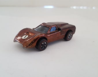 Vintage Sweet Sixteen Hot Wheels Redlines, Ford J Car, Brown