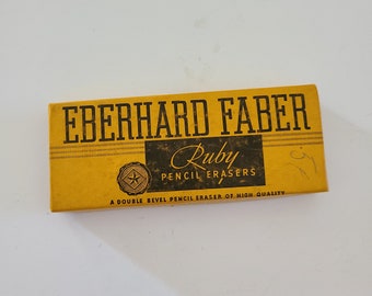 Vintage VITAGUM NO.3 Dry Cleaner Artist Erasers Full Box NEW 