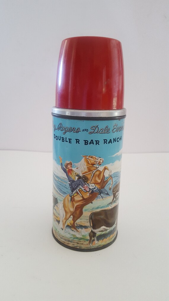 roy rogers and dale evans double r bar ranch thermos