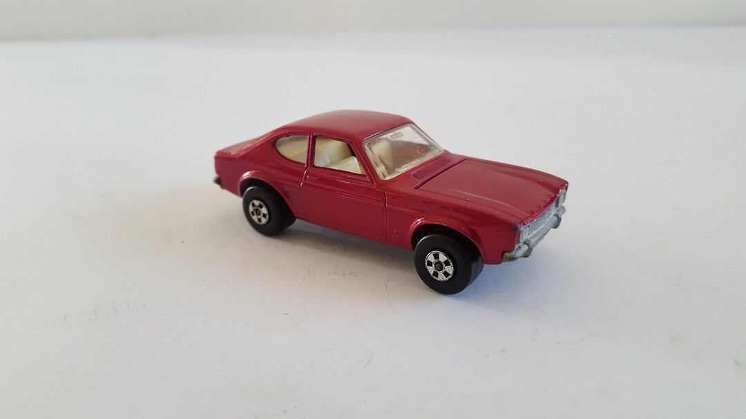Vintage 1970 Ford Capri by Matchbox Superfast , Fuchsia or