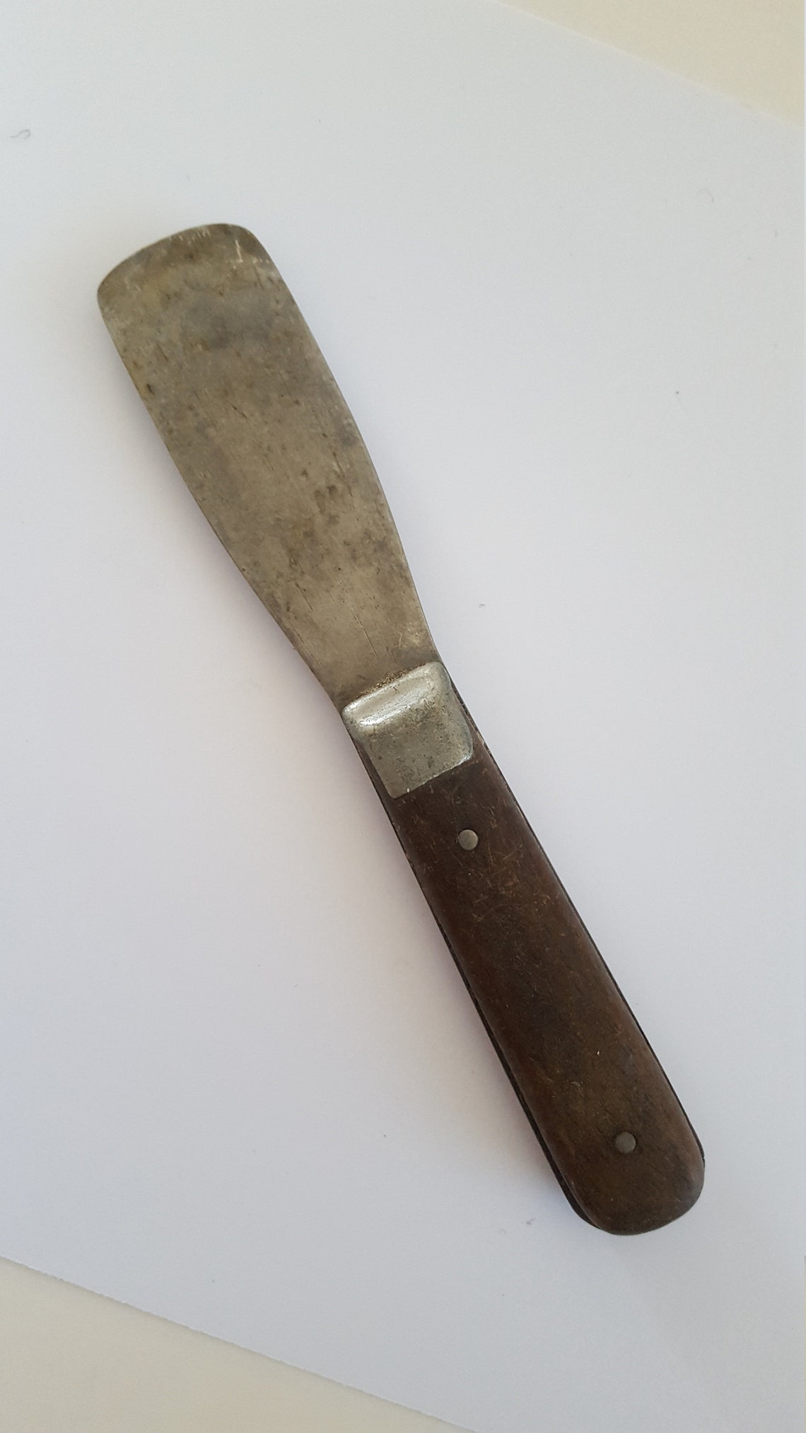 Vintage/antique unmarked quality made putty knife hardwood Etsy