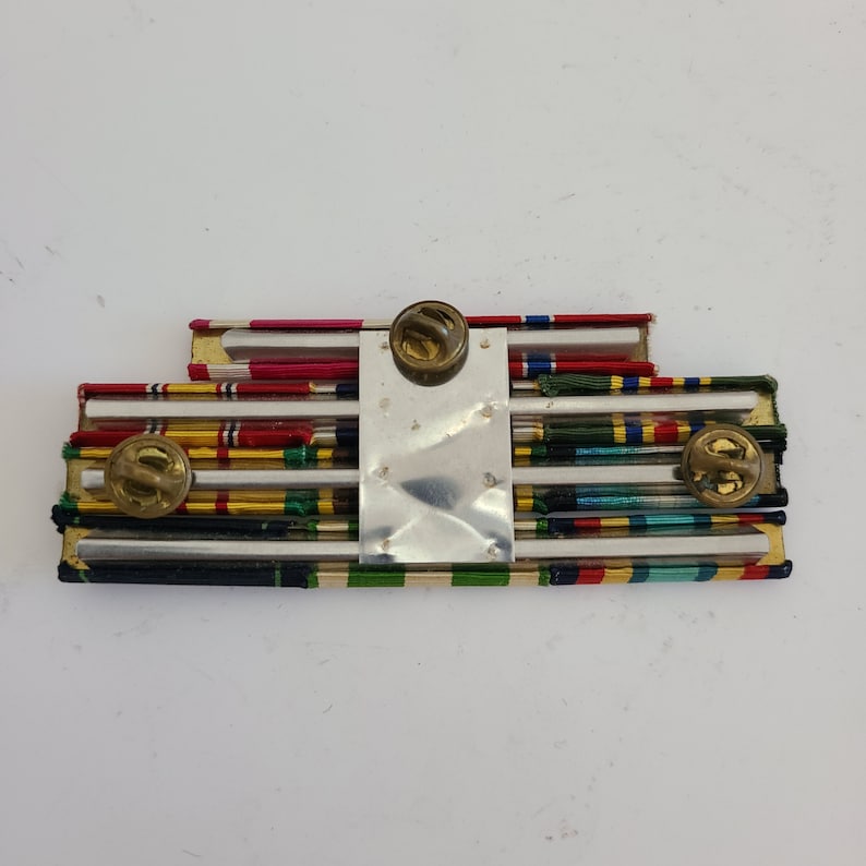 Vintage US Navy Captain Ribbon Bar Collection: Bronze Star W/valor - Etsy