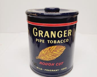 Granger Twist Tobacco Antique Tin Package Tab
