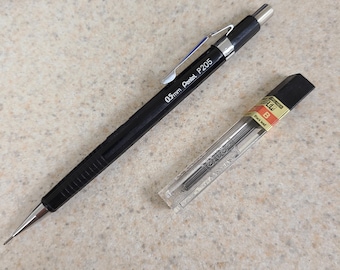 Vintage Pentel P205 Mechanical Pencil: 0.5mm Drafting Tool, Made