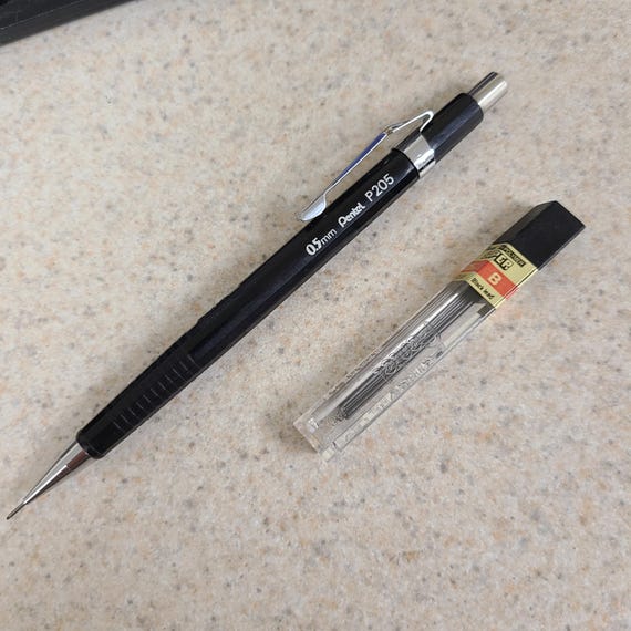 Pentel Mechanica 0.5㎜ Vintage Vintage 1980s Pentel 0.5mm Mechanical Pencil - Black - Etsy