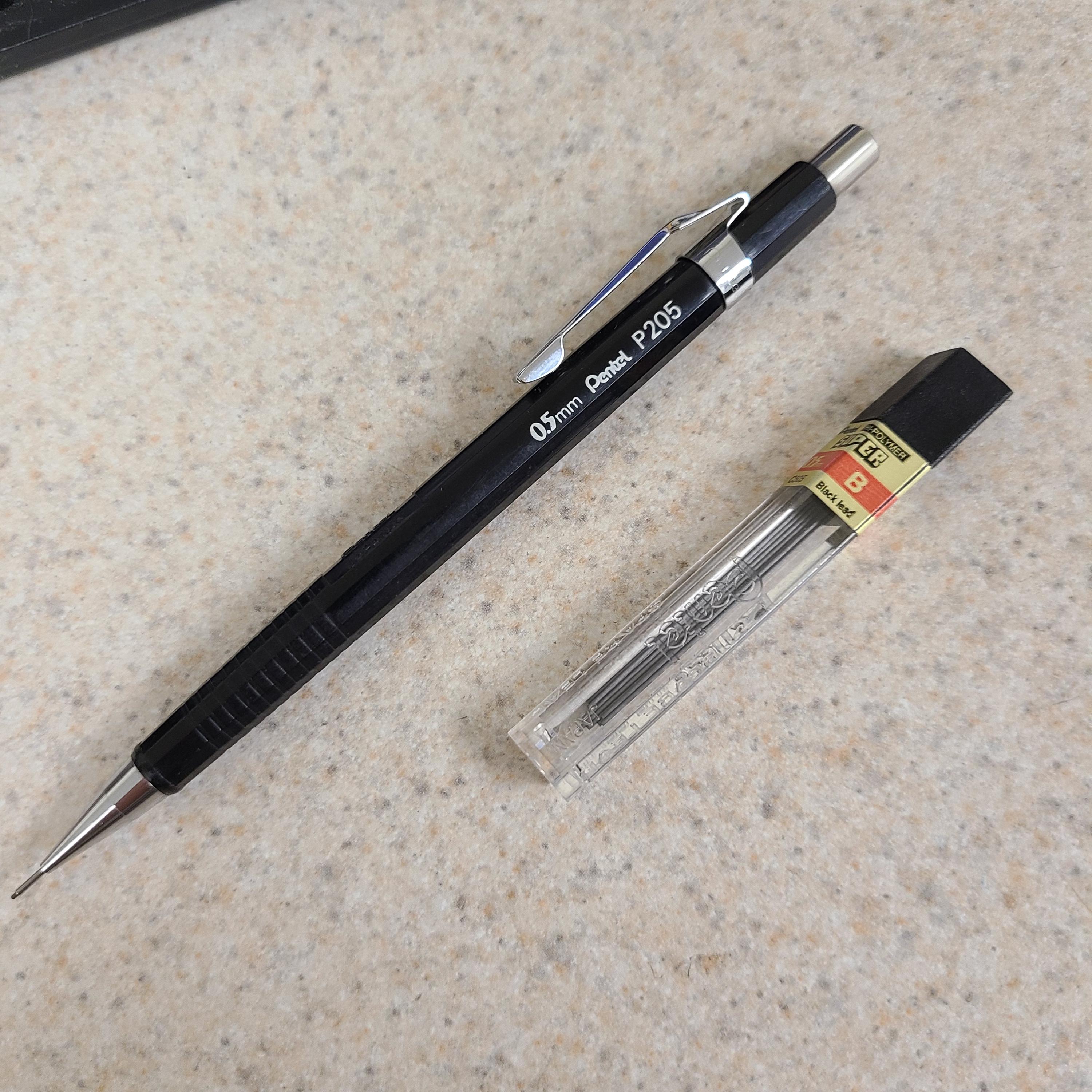 Pentel Mechanica 0.5㎜ Vintage Vintage 1980s Pentel 0.5mm Mechanical Pencil - Black - Etsy Israel