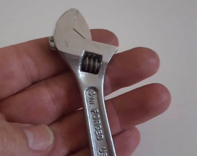 Vintage Craftsman Crescent Wrench 4 Satin Finish Good Etsy