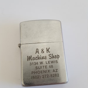 Vintage circa 1970&#39;s advertising cigarette lighter made by My-Lite A & K Machine Shop Phoenix, AZ