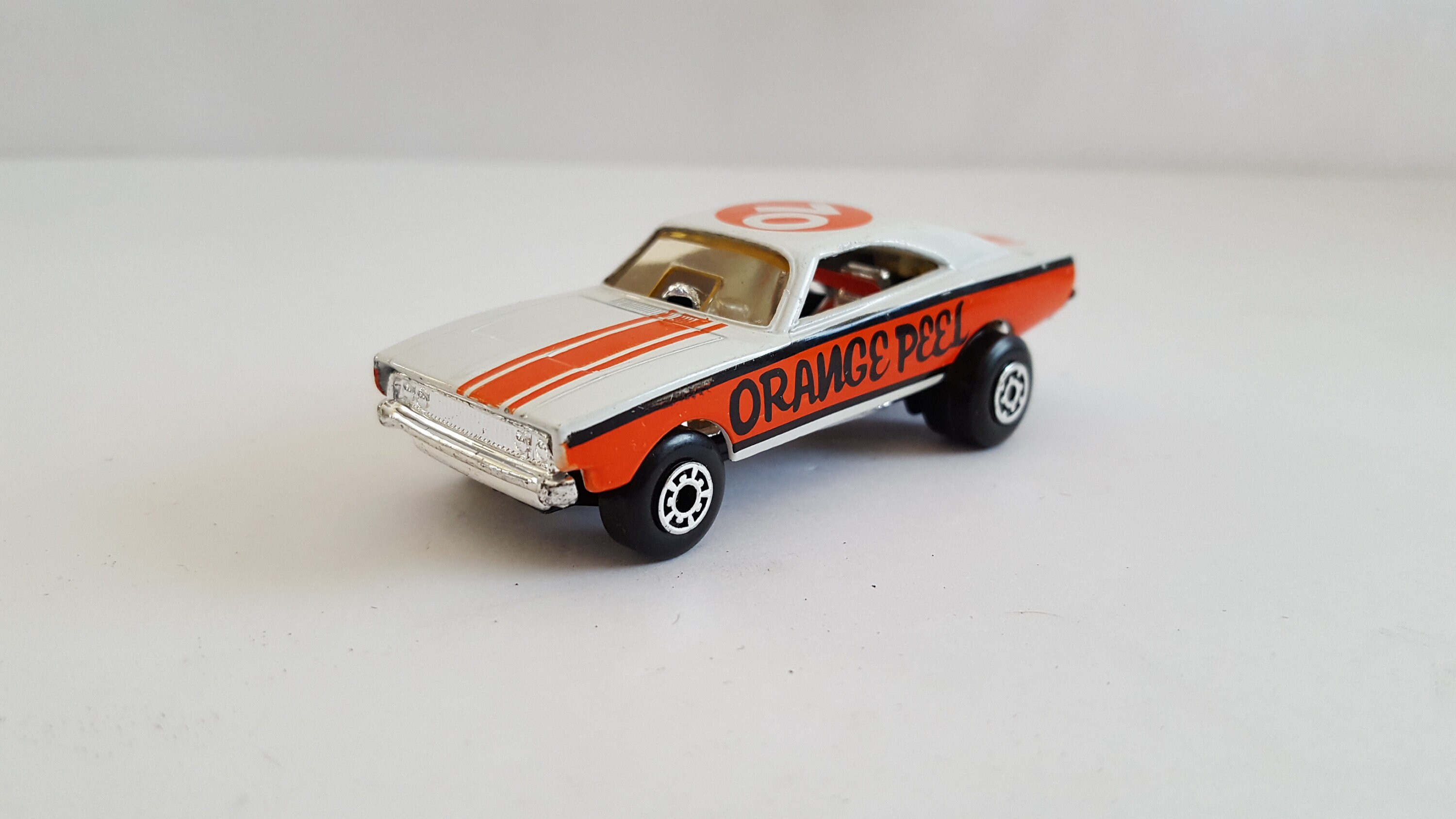 Vintage Matchbox orange Peel Dodge Charger Etsy