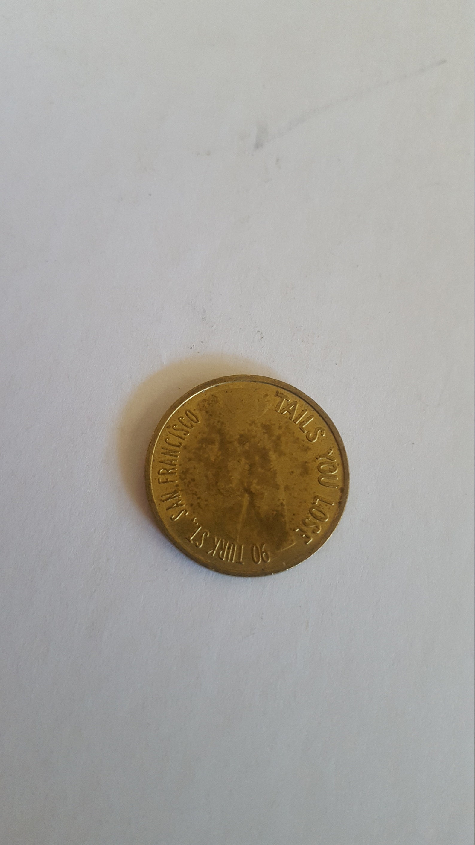 Vintage Heads I Win Tails You Lose Coin Fantasy in Flesh 90 Etsy