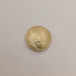 Vintage Heads I win Tails you Lose bar game coin, polished topless on Heads side, bottomless on tails side. 1970&#39;s novelty token