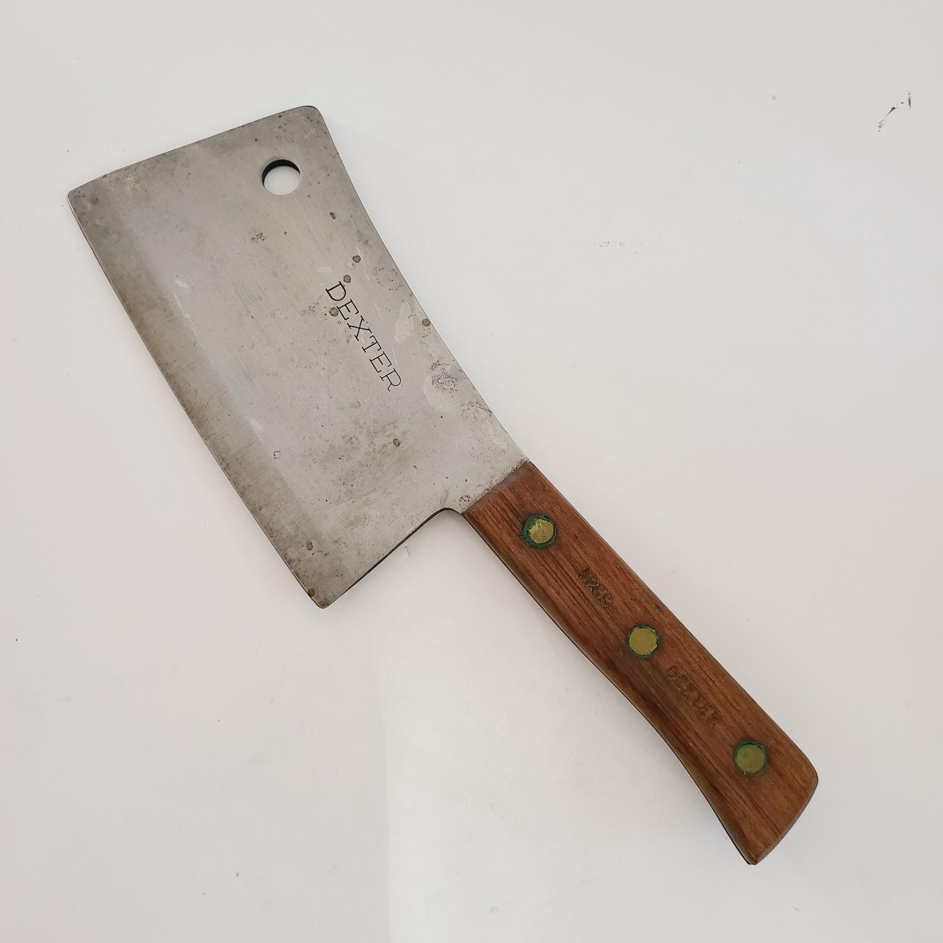 Vintage 1950's Large Size Meat Cleaver, Marked Dexter 5288