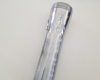 Lampe Torche Ancienne Ray-O-Vac En Cuivre Massif – USA, Vintage Collection
