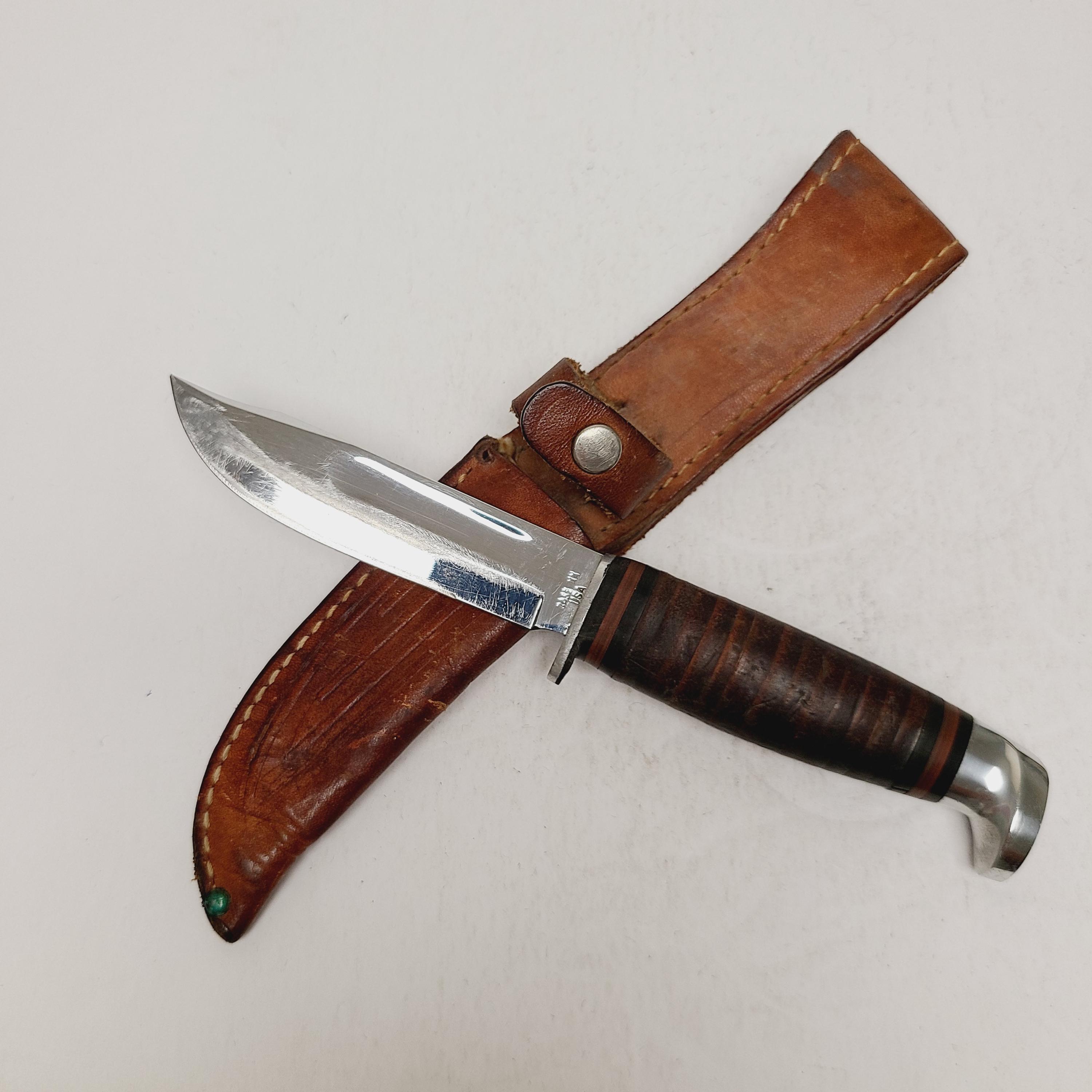 デスハンター Vintage 1964-1969 Case XX USA 364-SAB Knife: Leather Sheath
