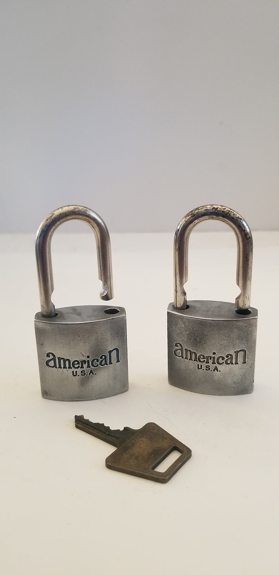 Vintage Circa 1980 s Pair of American Lock Co H. Barabin Branded