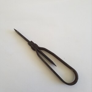 Vintage possibly antique screwdriver with standard flat head slot blade, measures 6&quot; possibly hand made