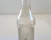 Vintage circa 1930 39 s quot Big Chief Beverages quot double Indian Head heavy 6 1 2oz bottle Property of Coca Cola Bottling Co Rock Springs Wyoming