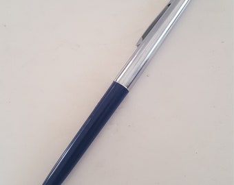 Vintage Circa 1970's Sheaffer Ballpoint Pen (dry) Nice Blue With