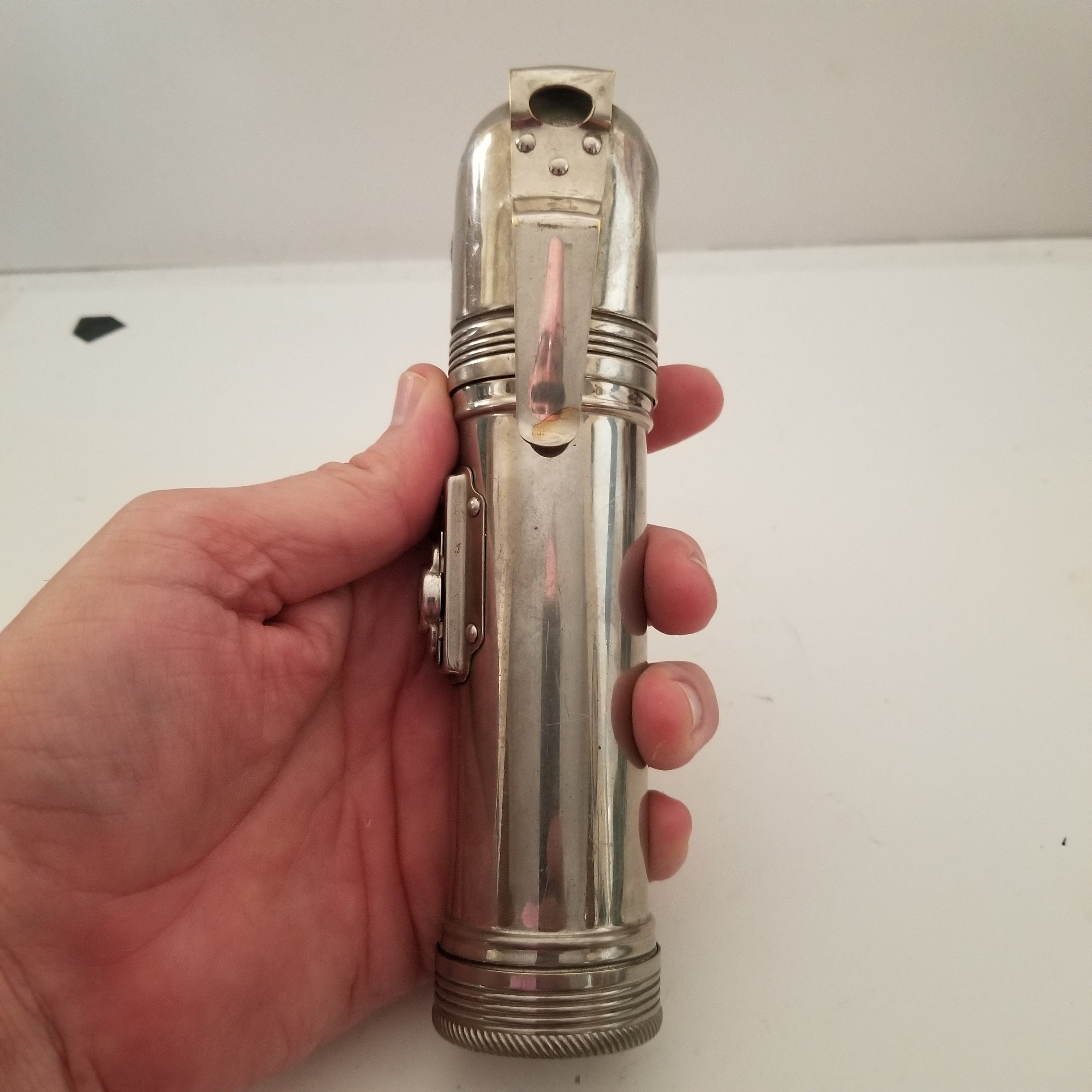 Vintage 1925 Eveready Industrial Flashlight: Right Angle Vintage 1925 Eveready Industrial Flashlight: Right Angle