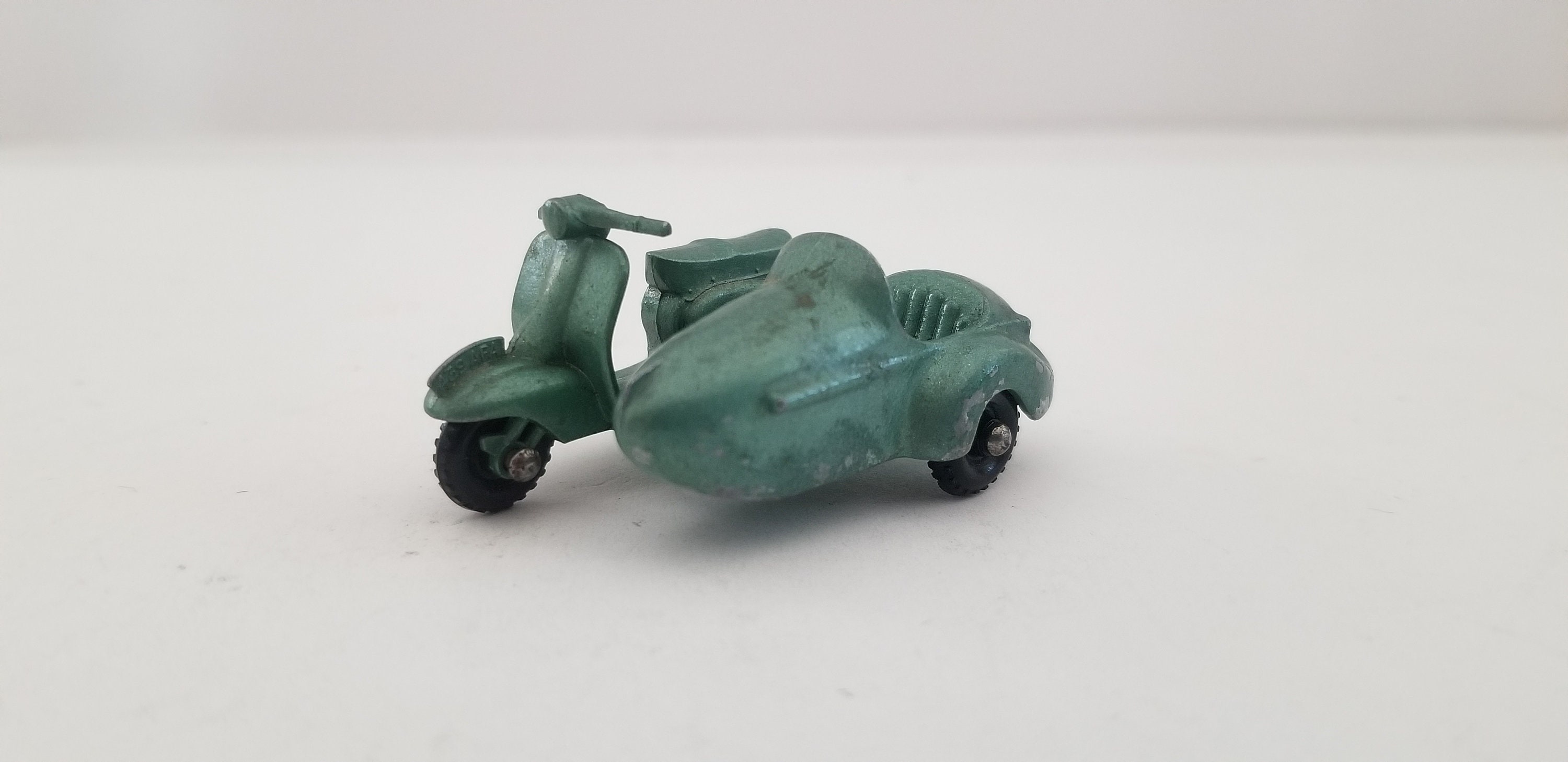 Vintage Matchbox Lesney Lambretta Scooter with Sidecar - No. 36