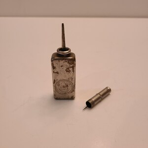 Antique &quot;Patented June 28 1892&quot;, well used condition needle drop oiler for firearms, watches or sewing machines etc