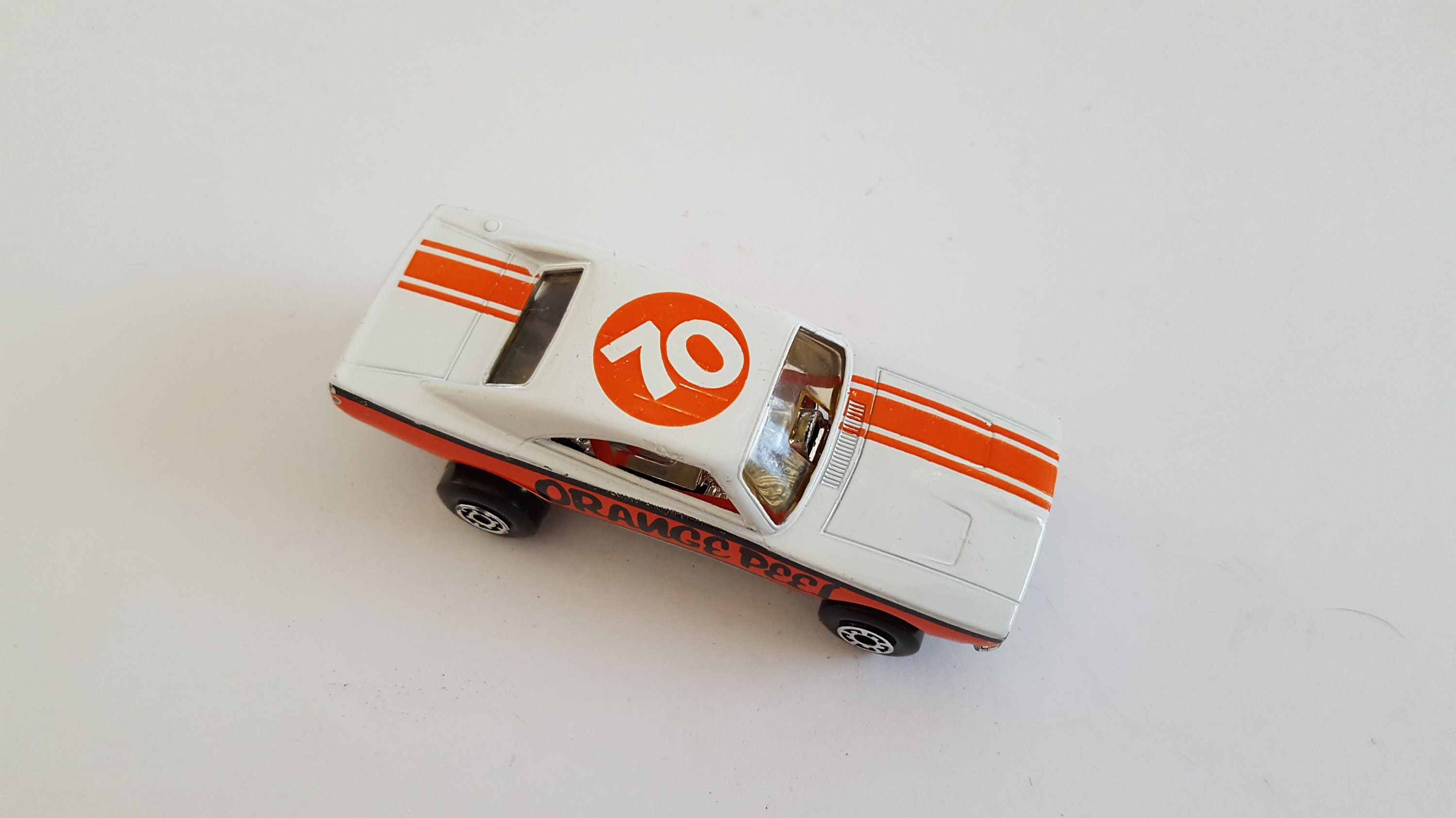 Vintage Matchbox orange Peel Dodge Charger Etsy