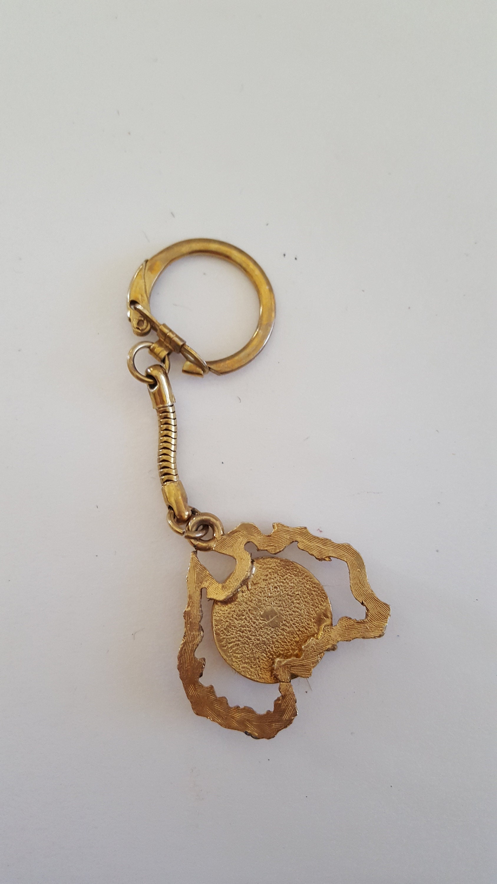 Vintage Circa 1960's Souvenir Keychain of Australia With a Kangaroo ...