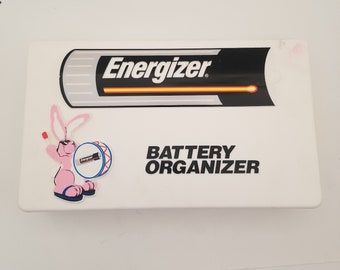 Vintage 1990s Energizer Battery Organizer with Bunny