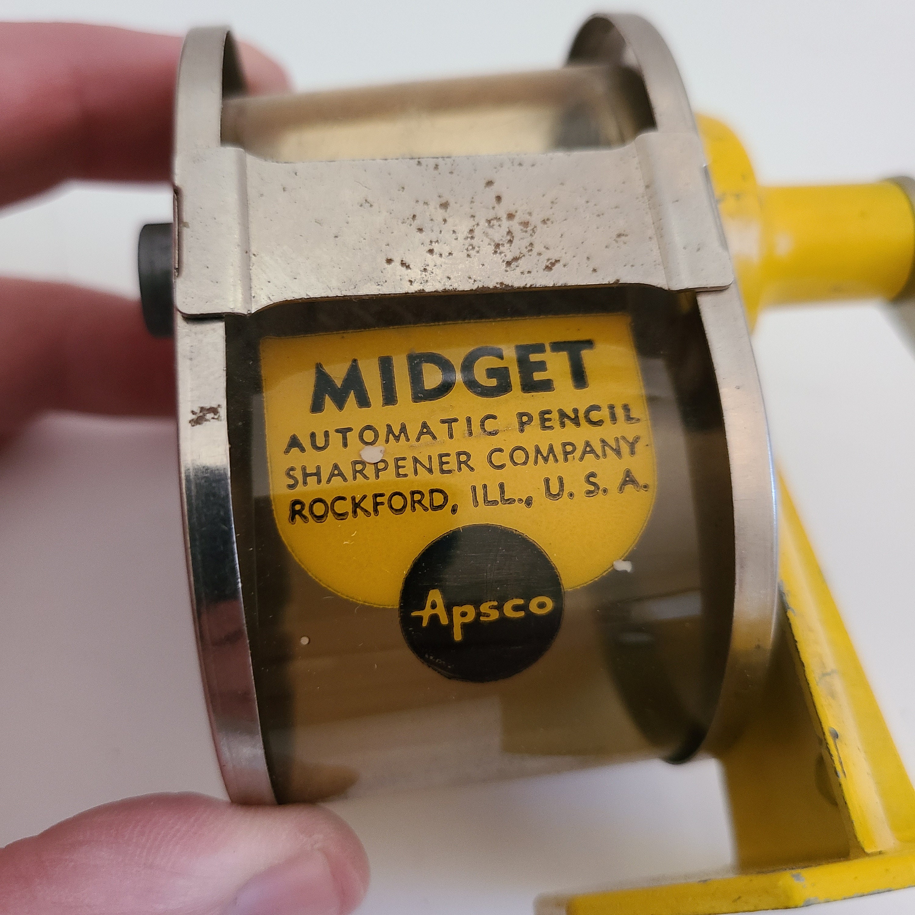 Vintage APSCO Midget Pencil Sharpener: Lo-well Pencil Co
