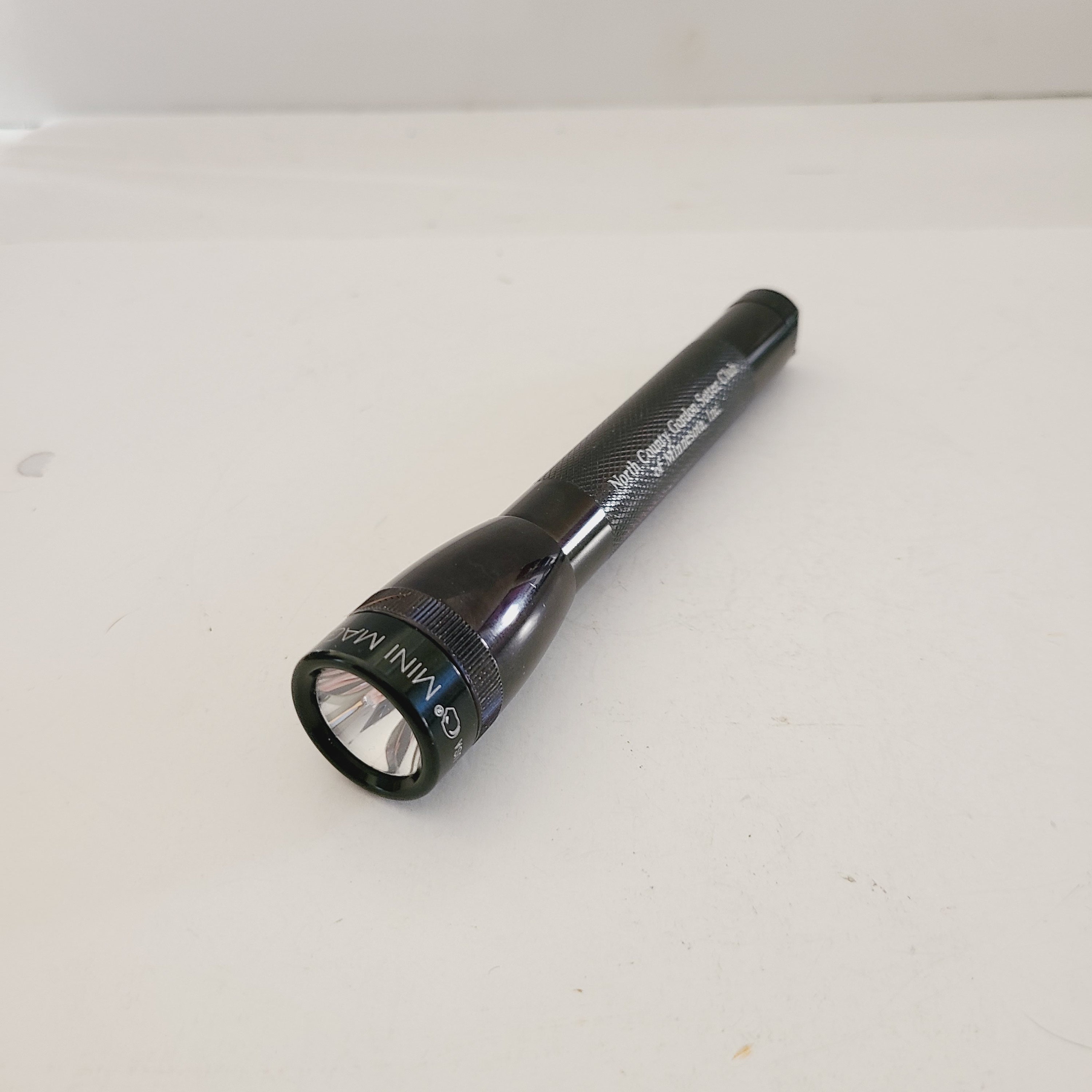 Vintage Late 1990's Mini Maglite LED AA Flashlight With Name of