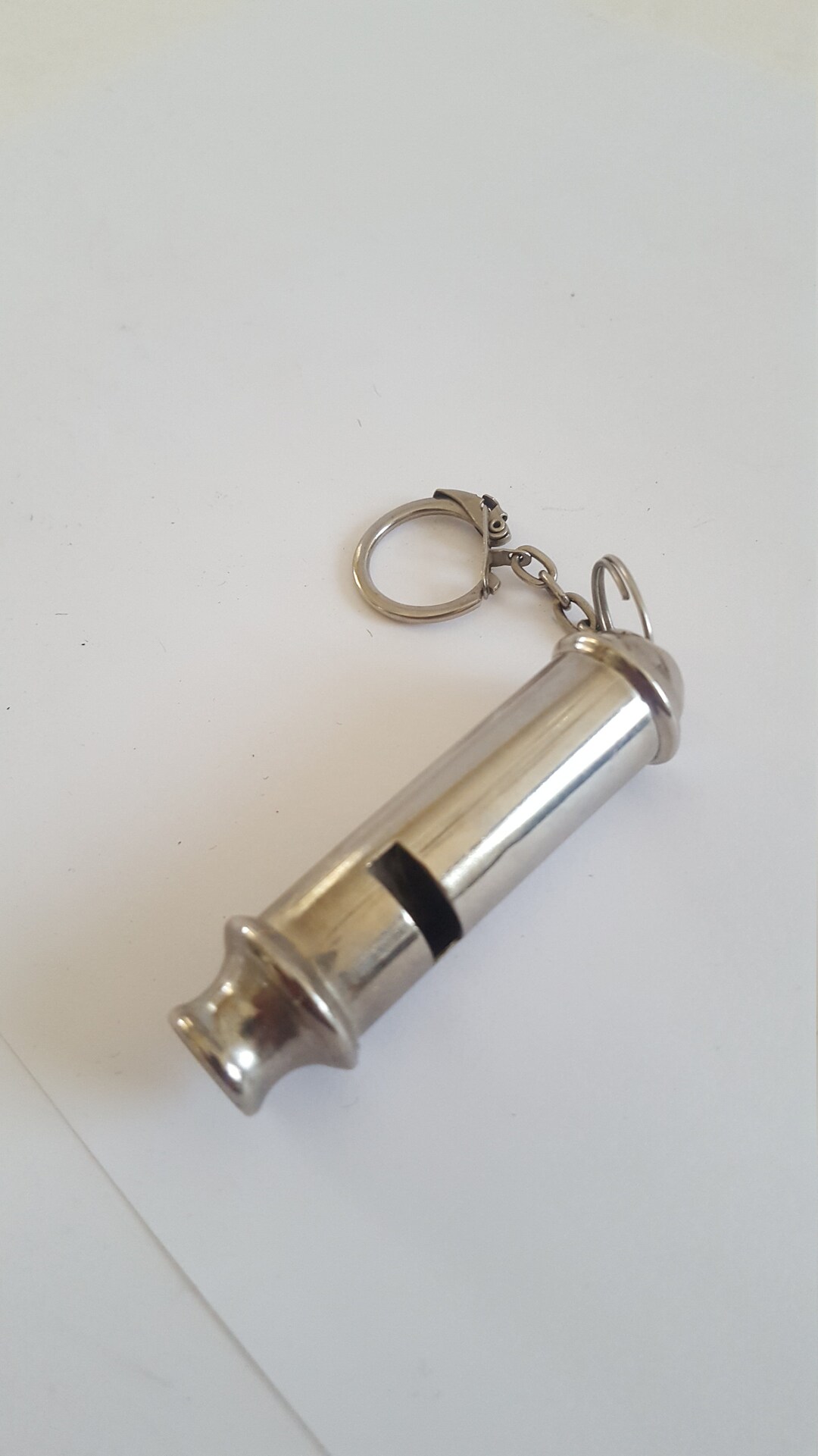 Antique 'The Metropolitan' Brass Police Whistle J. Hudson