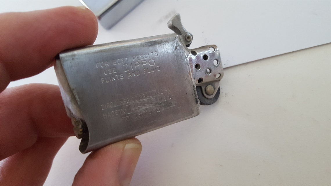 Vintage 1974 date code Zippo Slim windproof Etsy