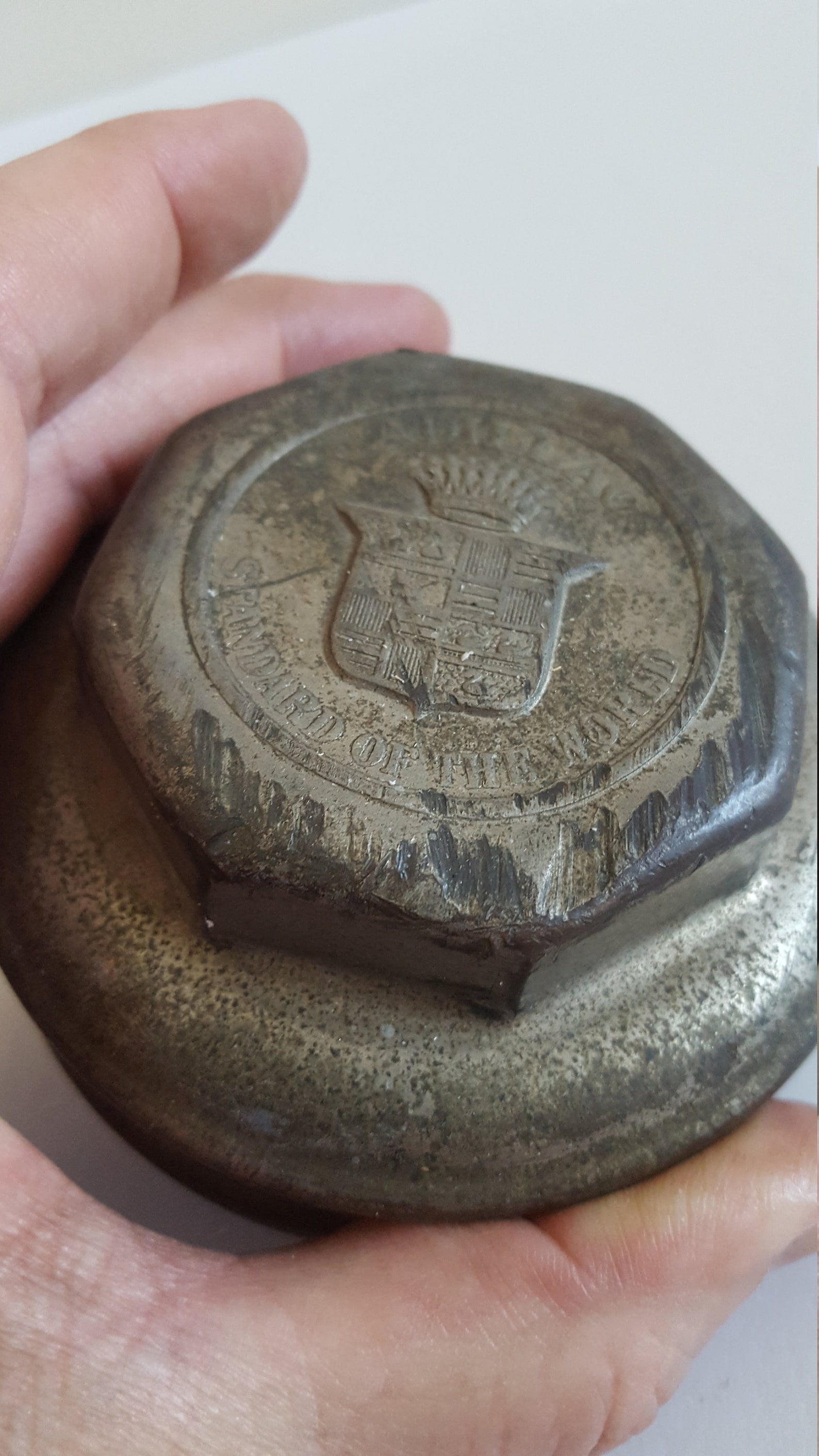 Antique Circa 1916-1918 Cadillac Wheel Hub Grease Cap 9-point Crown ...