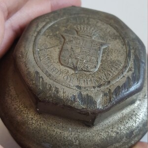 Antique Circa 1916-1918 Cadillac Wheel Hub Grease Cap 9-point Crown ...