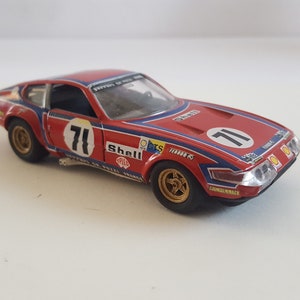 Vintage 1973 Solido Ferrari 365 GTB4: 1974 LeMans No.71 Shell, 1/43 Scale