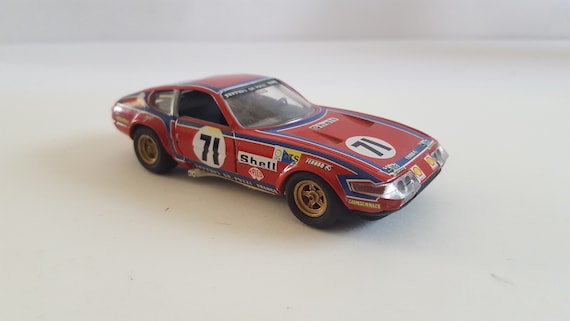 Vintage 1973 Solido Ferrari 365 GTB4: 1974 Lemans No.71 Shell, 1