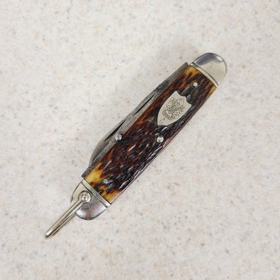 Antique Ulster Boy Scouts Pocket Knife: Dwight Devine & Sons No