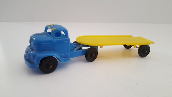 toy truck on flatbed