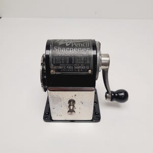 Antique early 1920's "Wizard" Pencil Sharpener, frame off restoration image 1