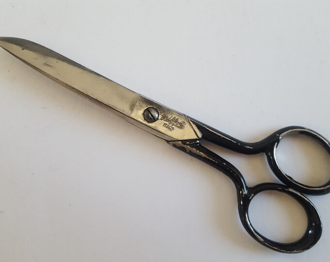Vintage Italian Made Sewing Scissors, griffon Measure 6 2 1/2 Cut