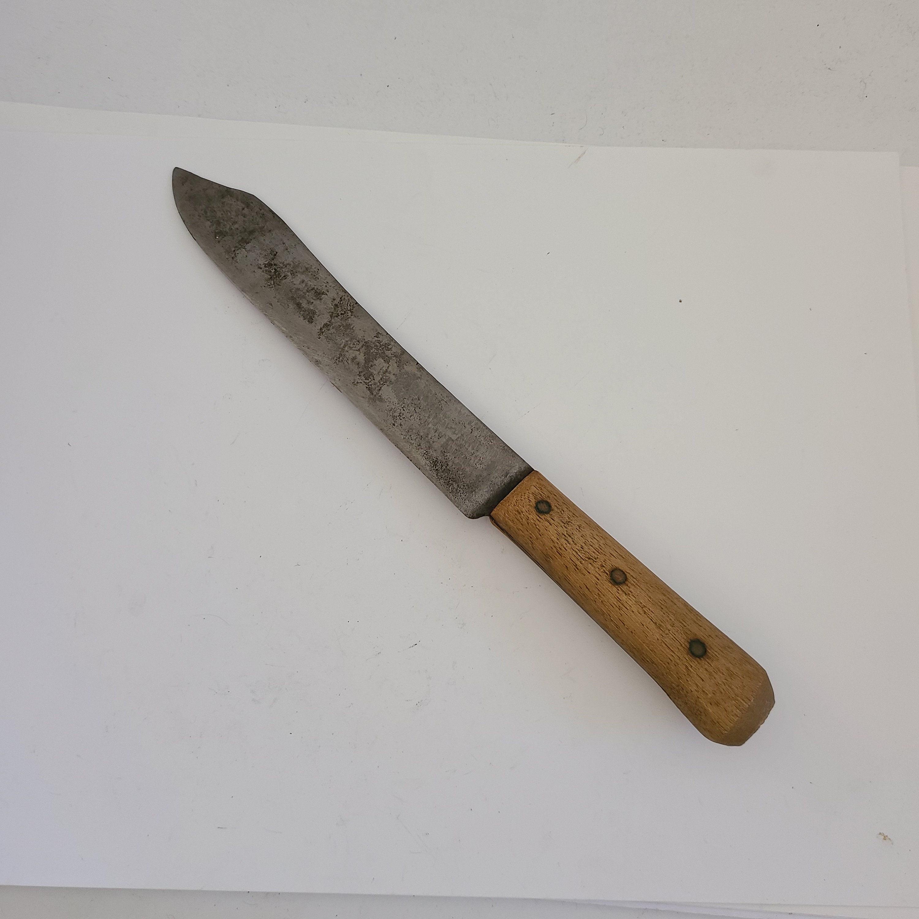 Vintage Circa 1950's Large Butcher Knife, Hunter's Dressing Vintage Circa 1950's Large Butcher Knife, Hunter's Dressing