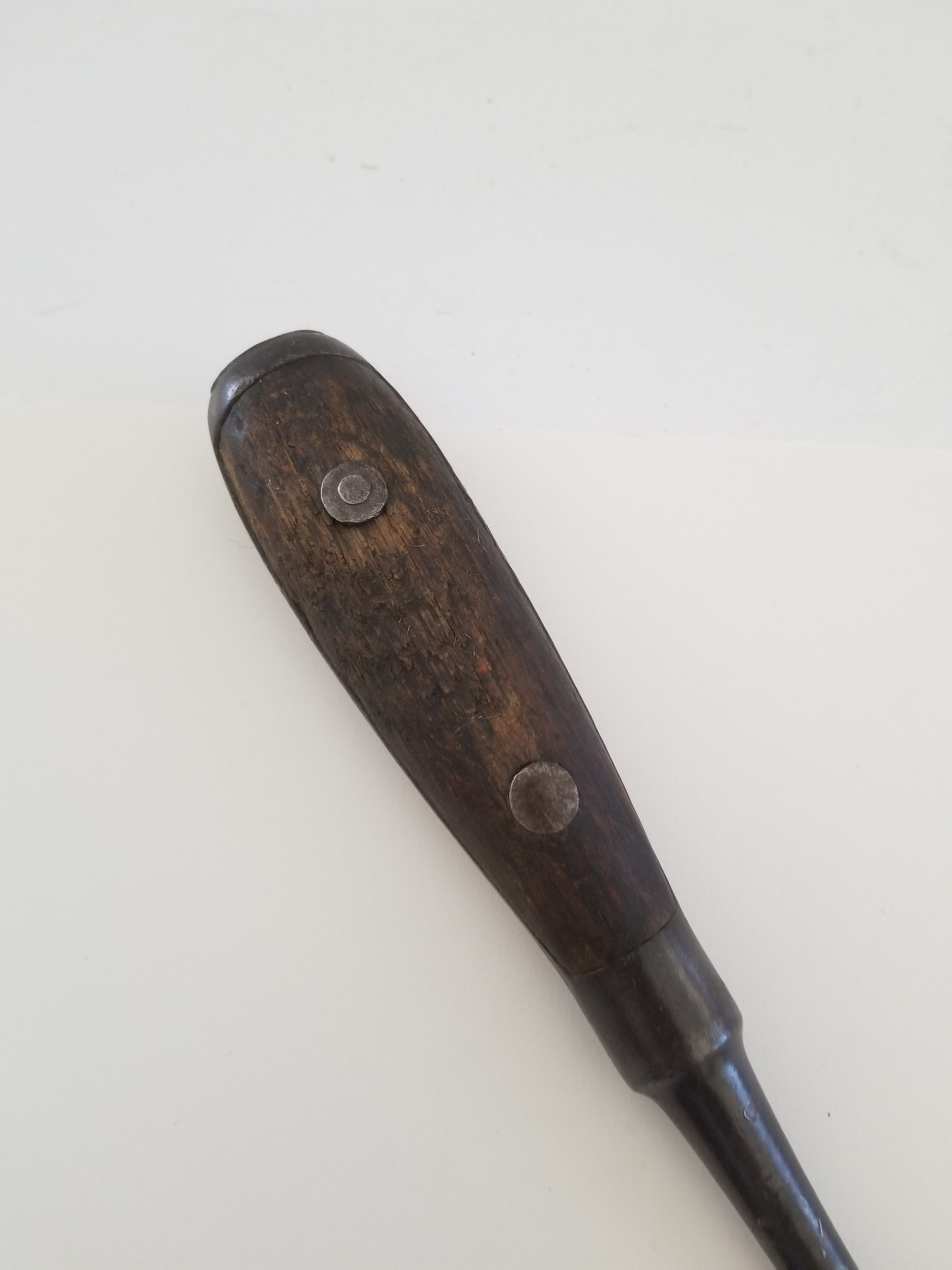Antique Perfect Handle Screwdriver, Flathead, Unmarked Well Used Tool ...