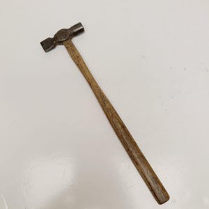 Vintage circa 1950&#39;s Jewelers Chasing hammer, unmarked, round head and wedge head, nice condition