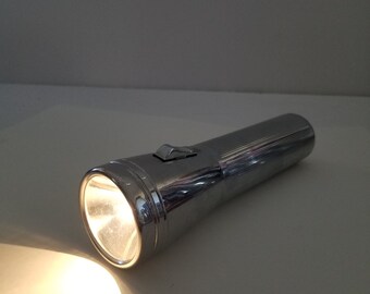 Lampe Torche Ancienne Ray-O-Vac Cuivre Massif USA - Vintage