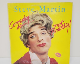 Vintage 1979 Steve Martin's "Comedy is Not Pretty" comedy album, gatefold cover good condition.