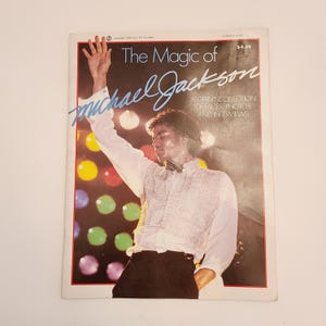 Vintage 1984 The Magic of Michael Jackson Life Story fan magazine/soft cover book, read description